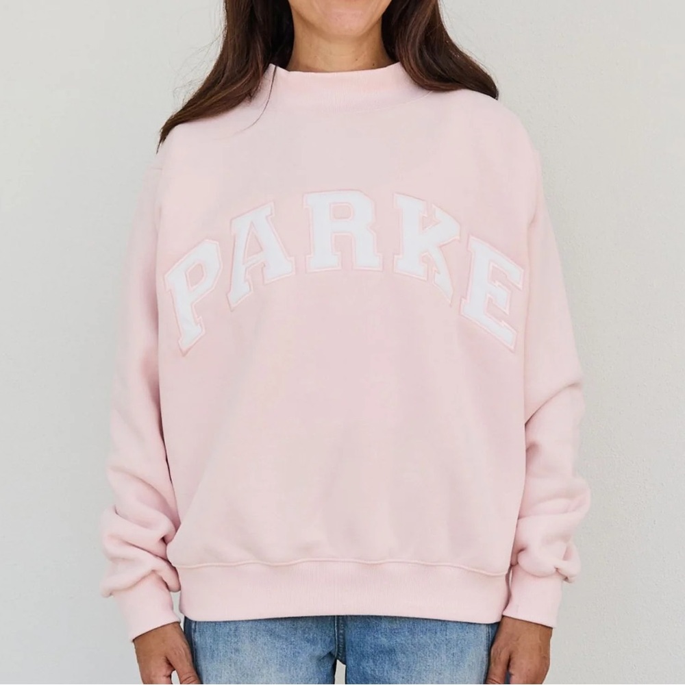 Parke Varsity Mockneck Rose L/XL